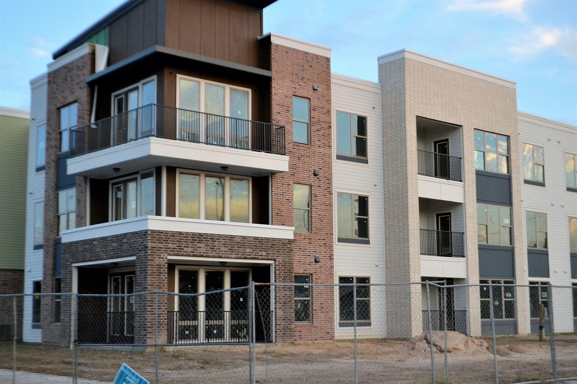 Modern residential development